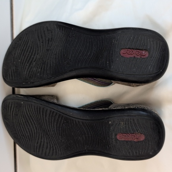 Rieker Daisy Antistress Slingback Closed Toe Leather Shoes Size Euro 38/US 7.5 - Picture 6 of 7